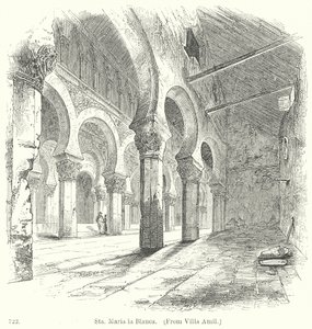 Sta. Maria la Blanca (gravür) by English School