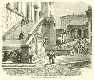 Senato Sarayı, Roma Merdivenleri by English School