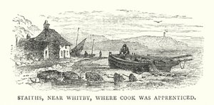 Staiths, Whitby yakınlarında, Cook