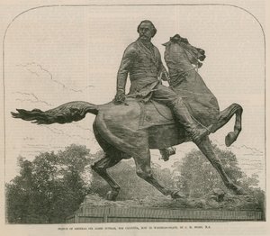 Kalküta için General Sir James Outram'ın Heykeli, şimdi Waterloo Place'de by English School