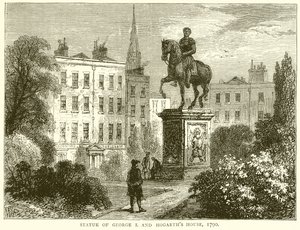 George I. ve Hogarths Evi Heykeli