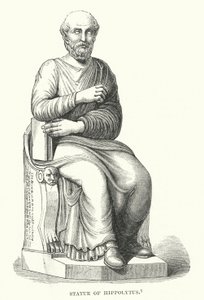 Hippolytus Heykeli (gravür) by English School