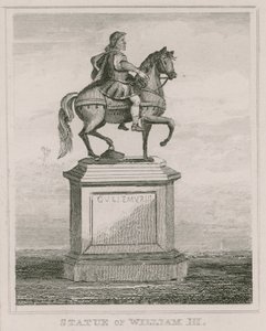 Kral William Üçüncü Heykeli, St James Meydanı, Londra by English School