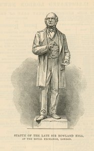 Merhum Sir Rowland Hill Heykeli by English School