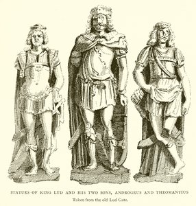 Kral Lud ve İki Oğlu Androgeus ve Theomantius