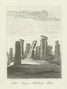 Stonehenge, Salisbury Ovası by English School