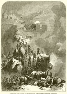 Lord Wellington yönetiminde İngilizler tarafından Ciudad Rodrigo Kalesi