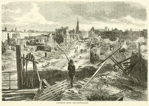 Kapitülasyondan sonra Strasburg, Eylül 1870 by English School