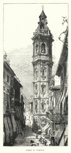 Valencia Caddesi (gravür) by English School