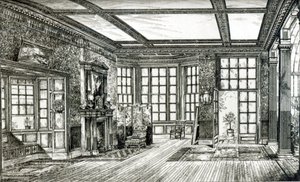 James Tissot Esquire için Stüdyo, Grove End Road, 1874 (litho) (bw fotoğraf) by English School