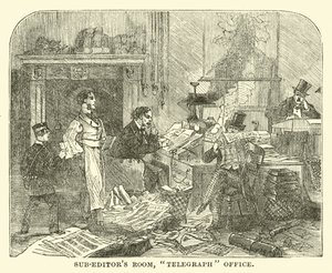 Alt editörler odası, Telgraf ofisi by English School