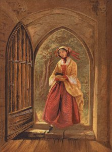 Pazar Sabahı (renkli litho) by English School