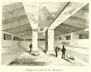 Tarquins sözde mezarı by English School
