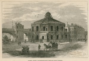 Surrey Şapeli, Blackfriars Yolu, Southwark (Rowland Hills Şapeli) by English School