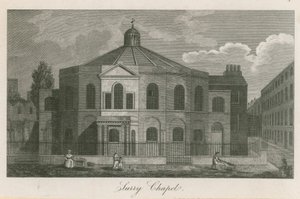 Surrey Şapeli, Blackfriars Yolu, Southwark (Rowland Hills Şapeli) by English School