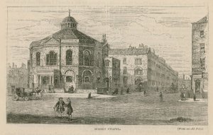 Surrey Şapeli, Blackfriars Yolu, Southwark (Rowland Hills Şapeli) by English School