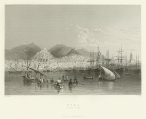 Syra, bir Yunan Adası, 1837 by English School