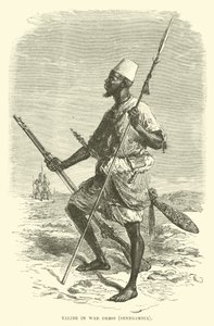Savaş elbiseli Talibe, Senegambia by English School