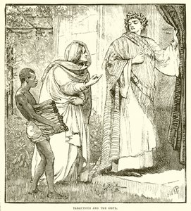Tarquinius ve Sibyl by English School