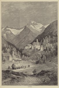 Taufers (gravür) by English School