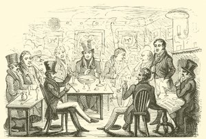 Taverna (tahta baskı) by English School