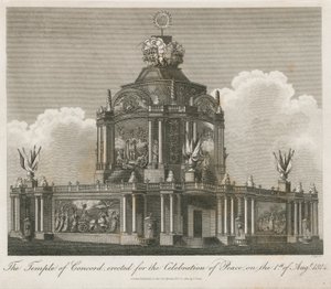 1814 Barışı için inşa edilen Concord Tapınağı by English School