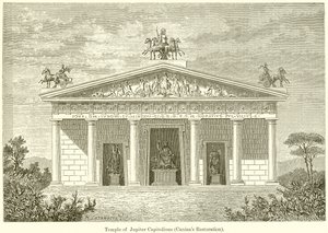 Jüpiter Capitolinus Tapınağı (Caninas Restorasyonu) by English School
