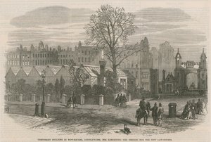 Yeni Hukuk Mahkemelerinin tasarımlarını sergilemek için New Square, Lincolns Inn