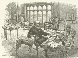 Tennyson kitaplığında by English School
