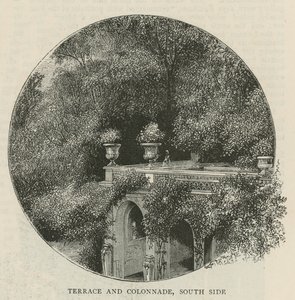 Teras ve revak, güney tarafı by English School