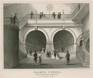 Dairesel merdivenden Thames Tüneli by English School