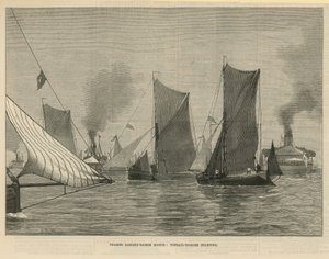 Thames yelkenli mavna maçı by English School