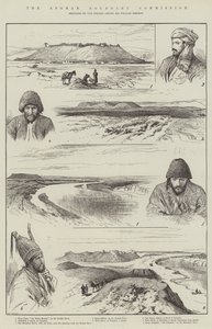 Afgan Sınır Komisyonu (gravür) by English School