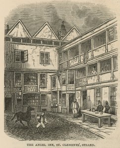 Angel Inn, St Clements, Strand, Londra by English School
