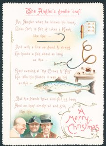 Anglers nazik zanaat, Noel Kartı by English School