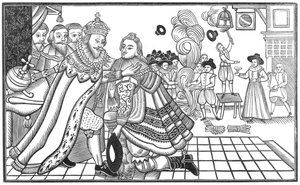 Galler Prensi Charles'ın (1600-49) İspanyol Mahkemesine Gelişi, 1623 by English School