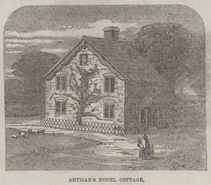 Zanaatkarların Banliyö Kulübesi Hareketi (gravür) by English School