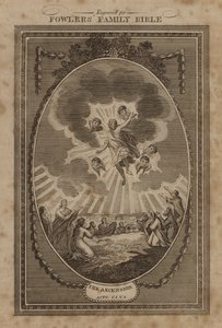 Yükseliş, Elçilerin İşleri, Bölüm 1, Ayet 9 (gravür) by English School
