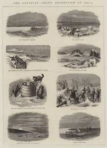1872-4 Avusturya Arktik Seferi (gravür) by English School