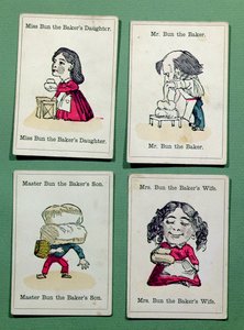 19. yüzyılın ortalarında bir Mutlu Aileler oyunundan Baker ailesi by English School