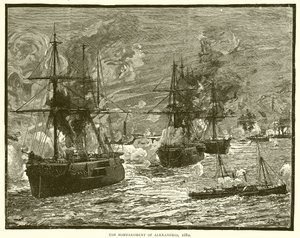 İskenderiye Bombardımanı, 1882 by English School