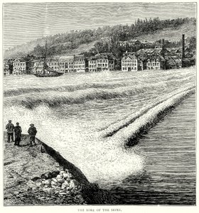 Seine Nehri Deliği (gravür) by English School