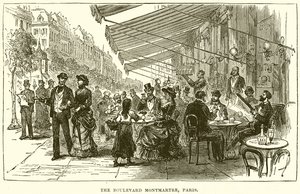 Boulevard Montmartre, Paris by English School