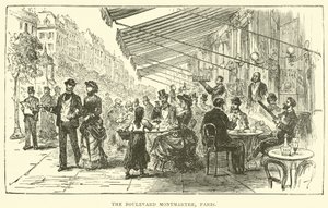 Boulevard Montmartre, Paris by English School
