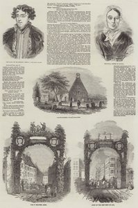 Burns Festivali (gravür) by English School