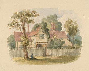 The Cake House, Hyde Park, Londra (kağıt üzerinde wc) by English School