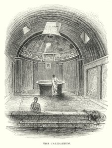 Calidarium (gravür) by English School