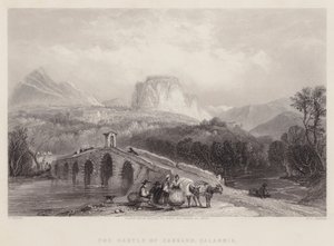 Cassano Kalesi, Calabria (gravür) by English School