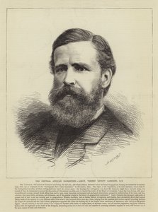 Orta Afrika Seferi, Teğmen Verney Lovett Cameron, RN (gravür) by English School