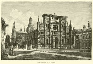 Pavia yakınlarındaki Certosa by English School